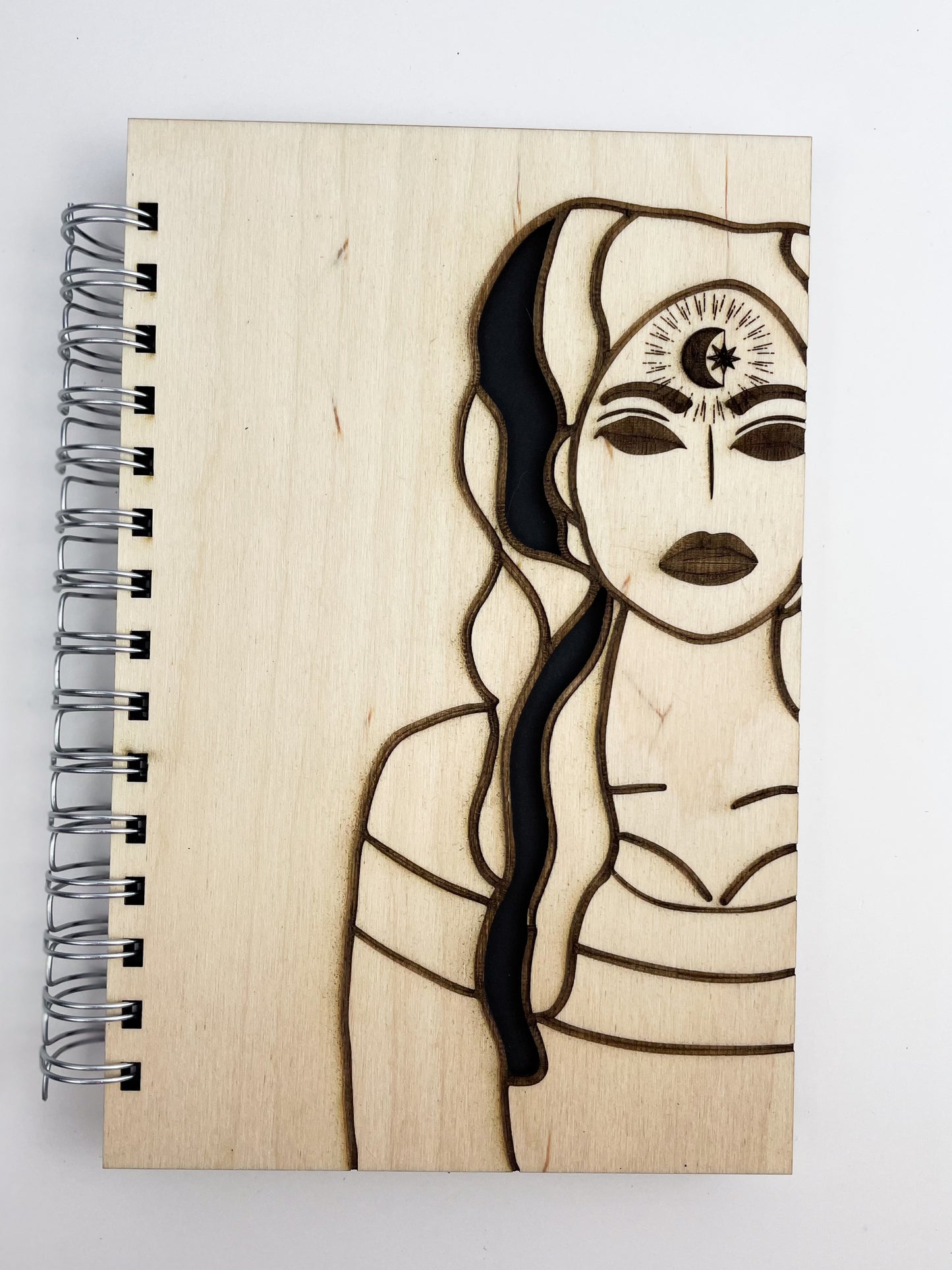 Goddess Wooden Notebook