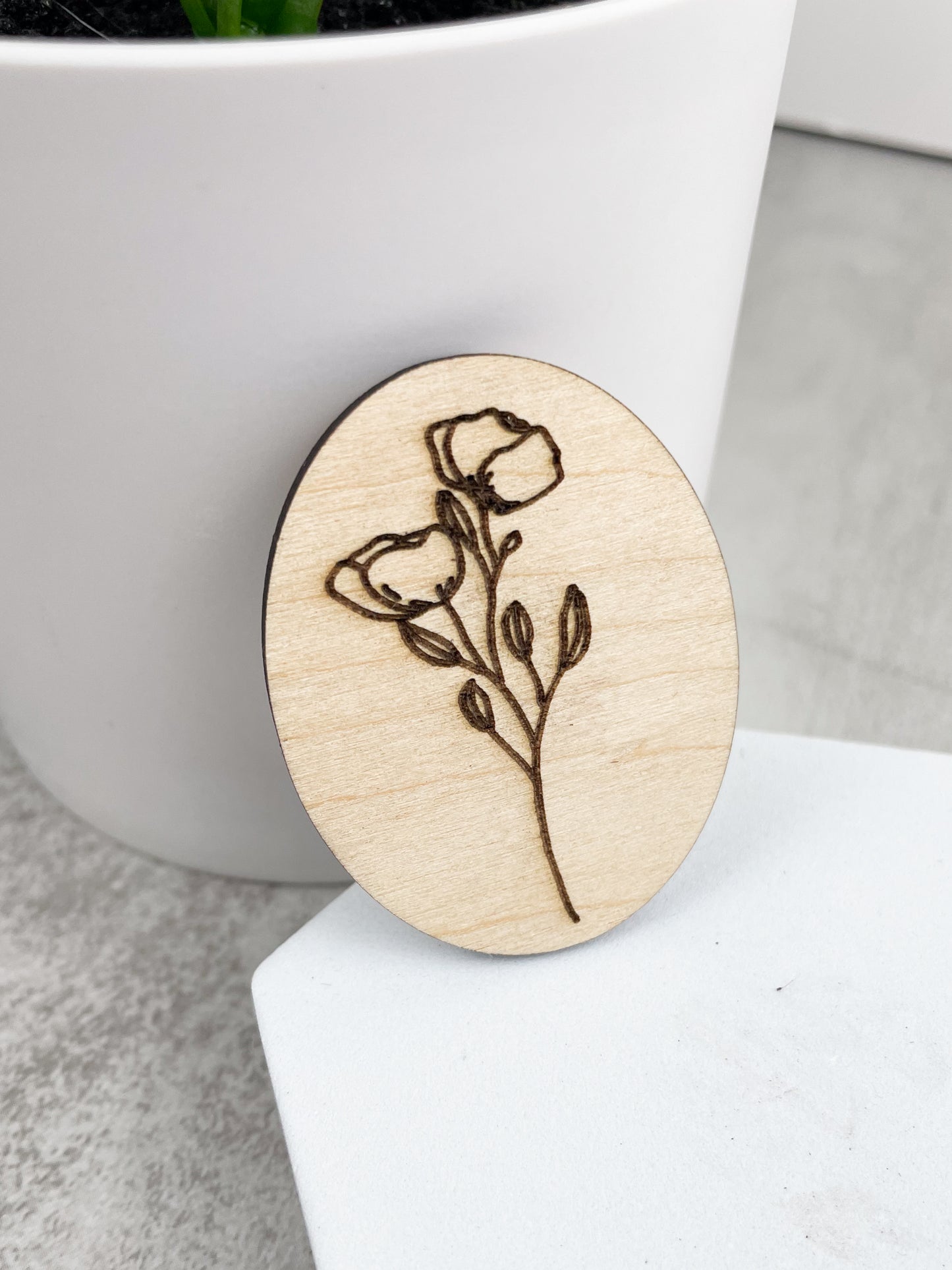 Large Wildflowers Magnet Set