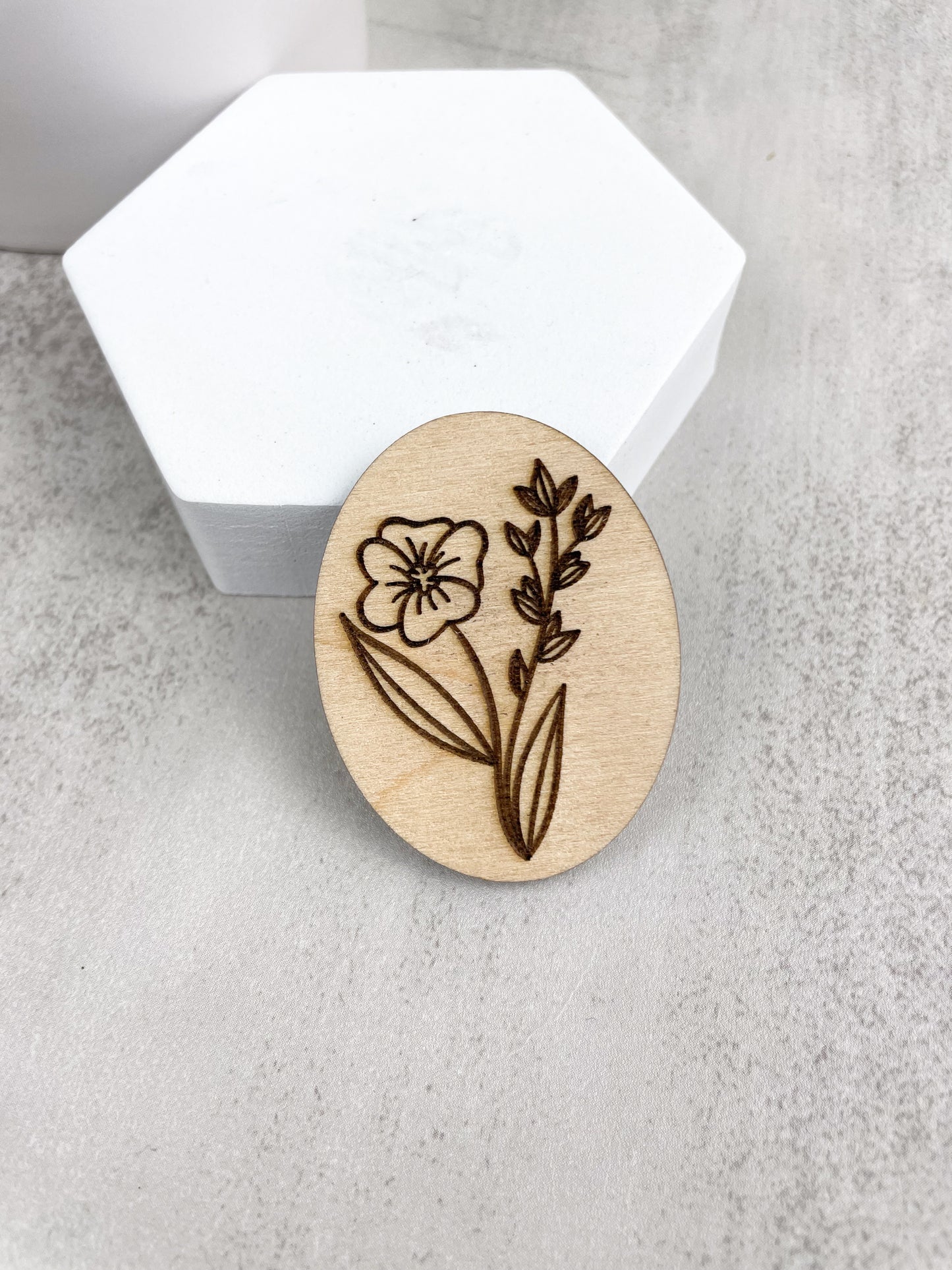 Large Wildflowers Magnet Set