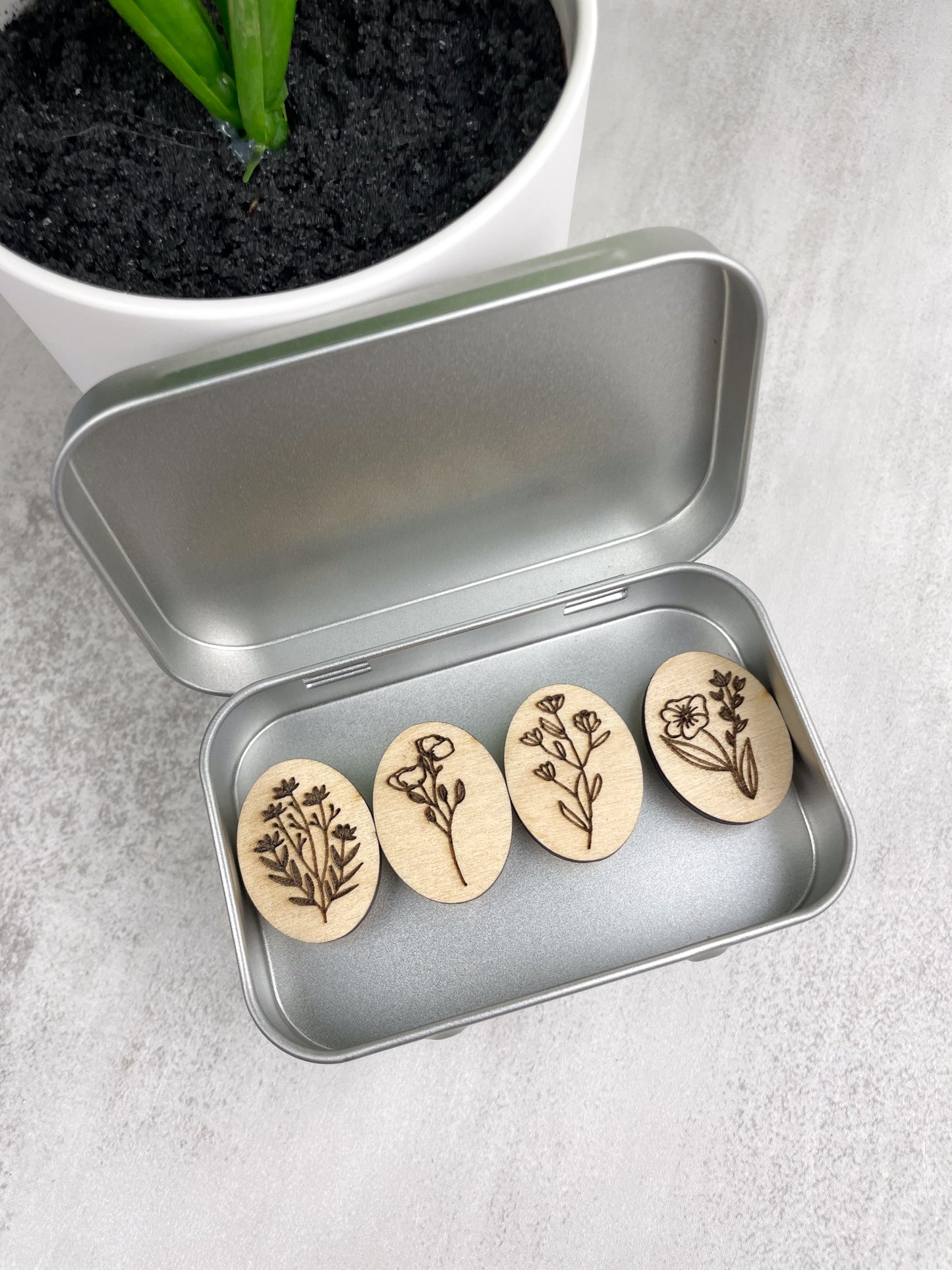 Wildflowers Magnet Set