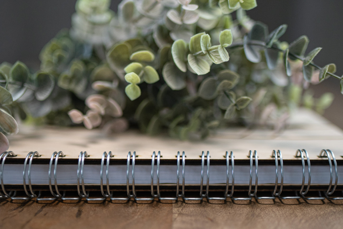 Yellow Mandala Wooden Journal