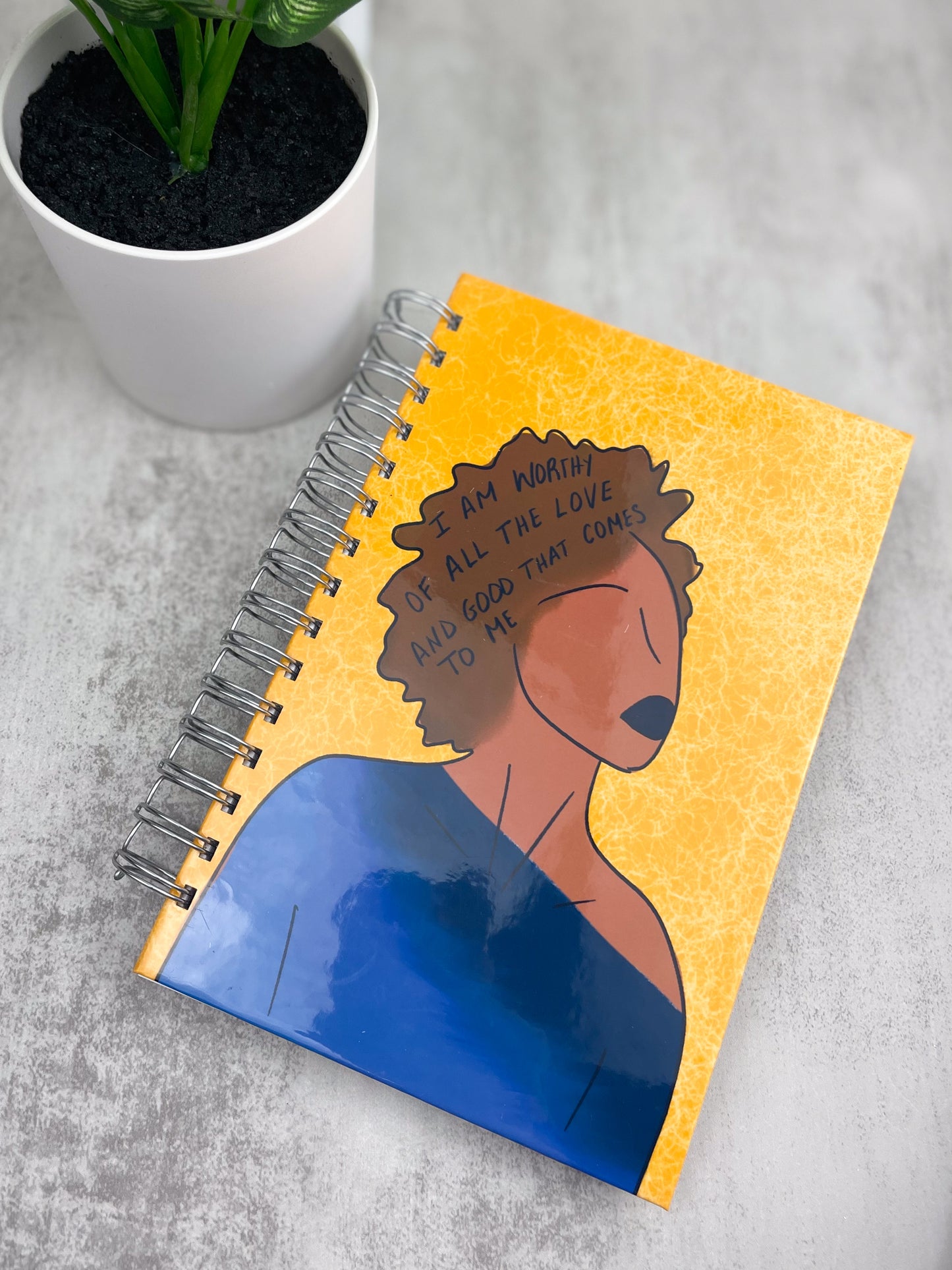 I Am Worthy Of All the Love and Good That Comes to Me| Sketchbook| Writing Journal |Thought book