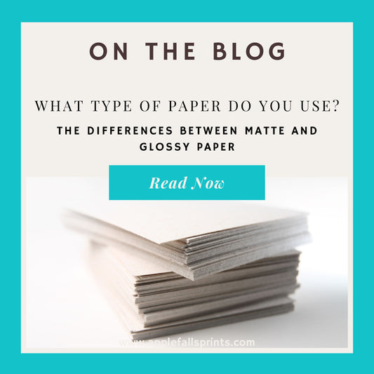 What is the difference between Matte and Glossy Paper