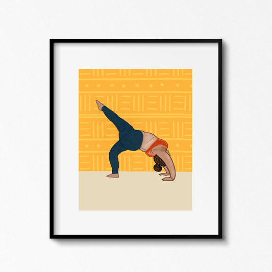 Back Bending Asana| Brown Girls Do Yoga Too| Yoga Prints