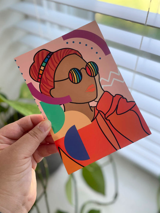 Greeting ready for Pride Month | LGBTQ+ card