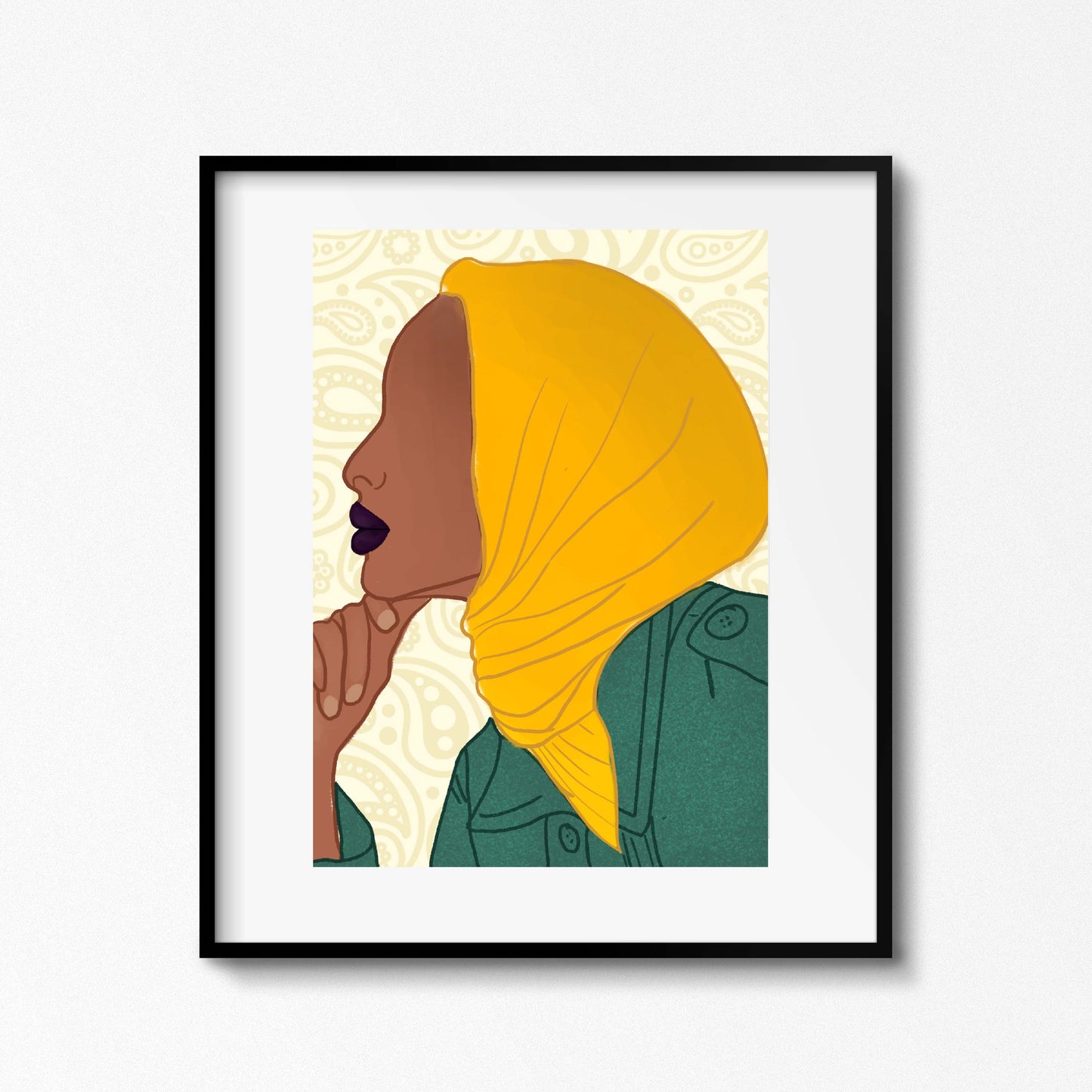 Women Empowerment Collection: Woman in Yellow