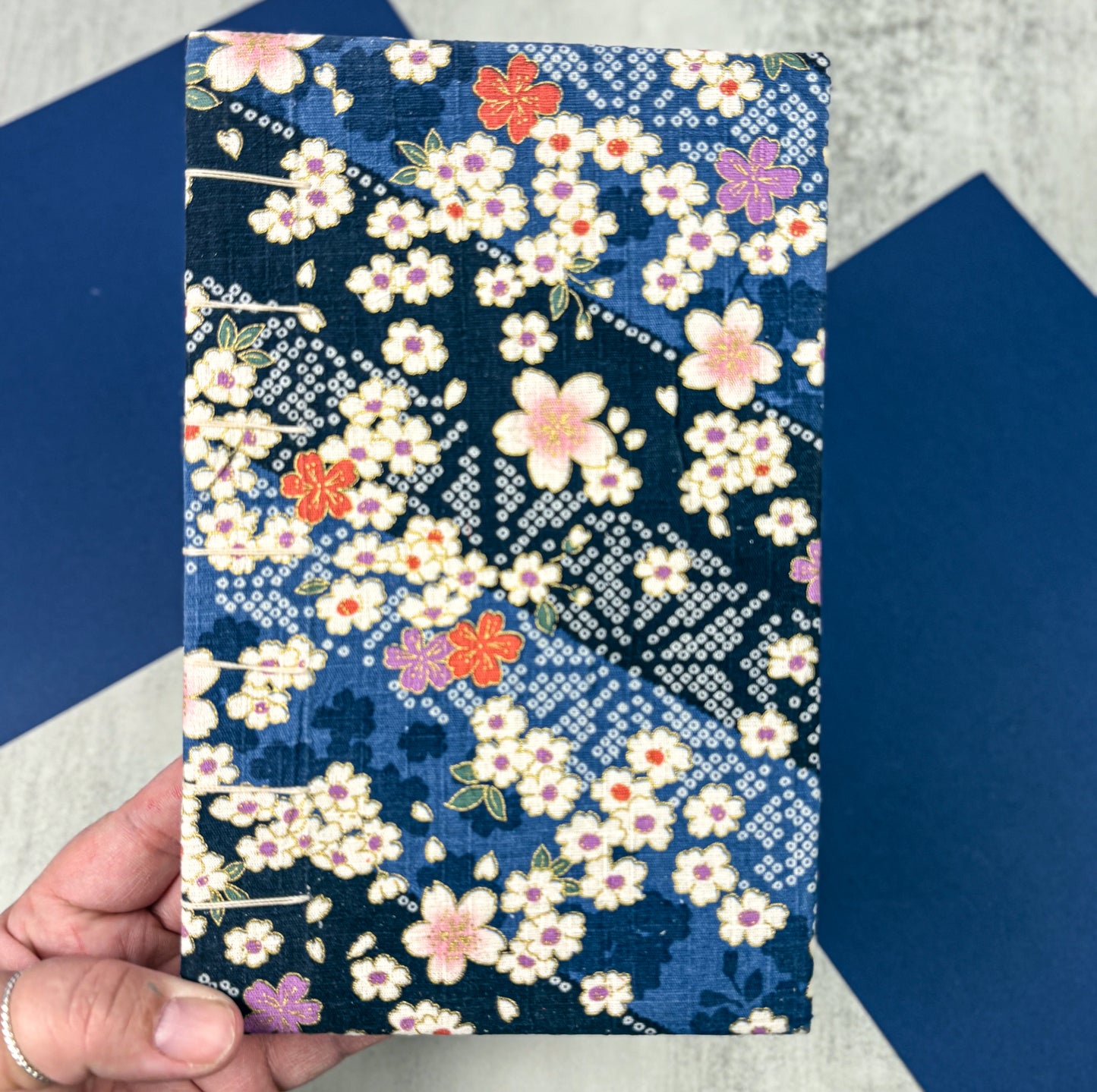 Japanese Floral Coptic Sketchbook