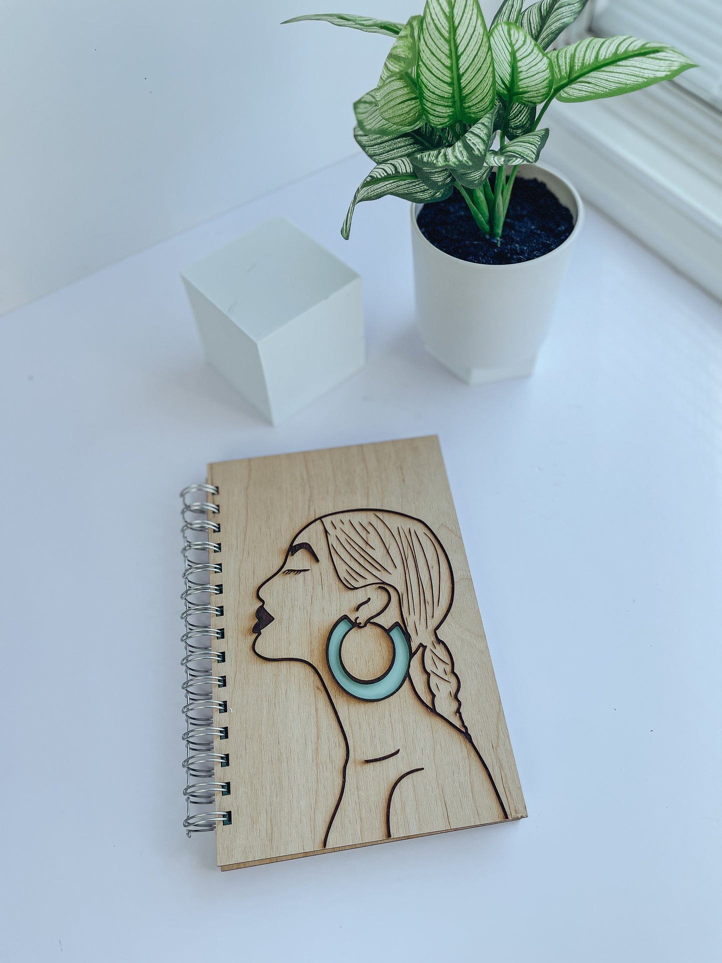 The Dreamer Wooden Notebook
