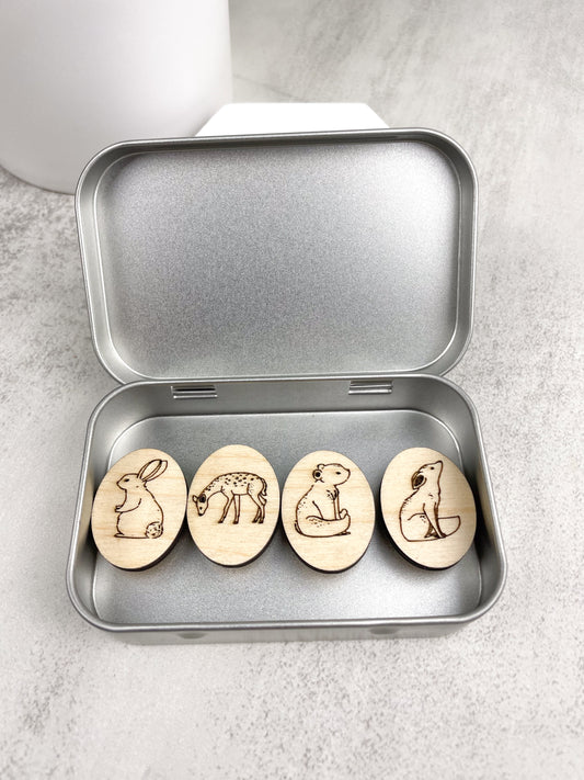Woodland Creatures Magnet Set