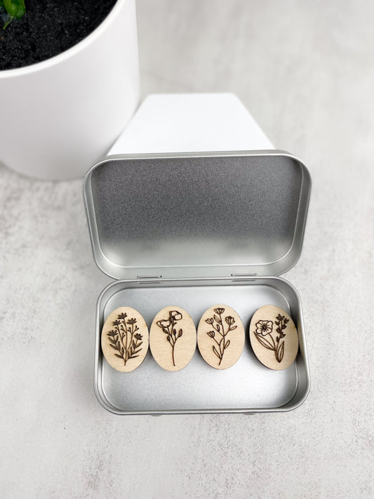 Wildflowers Magnet Set