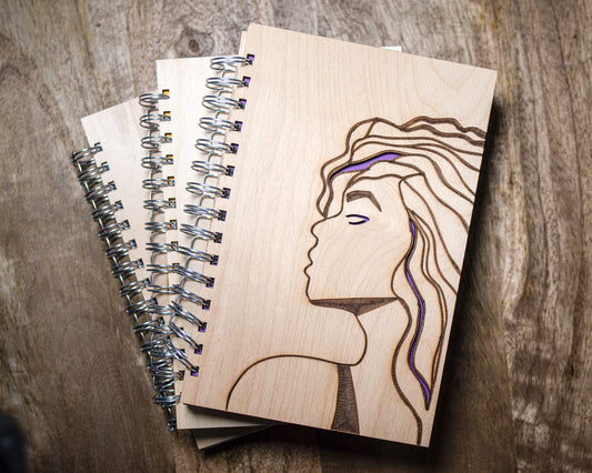 Villain Wooden Notebook