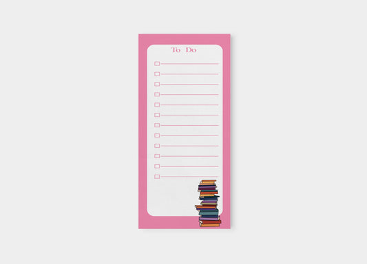 Books To Do Notepad