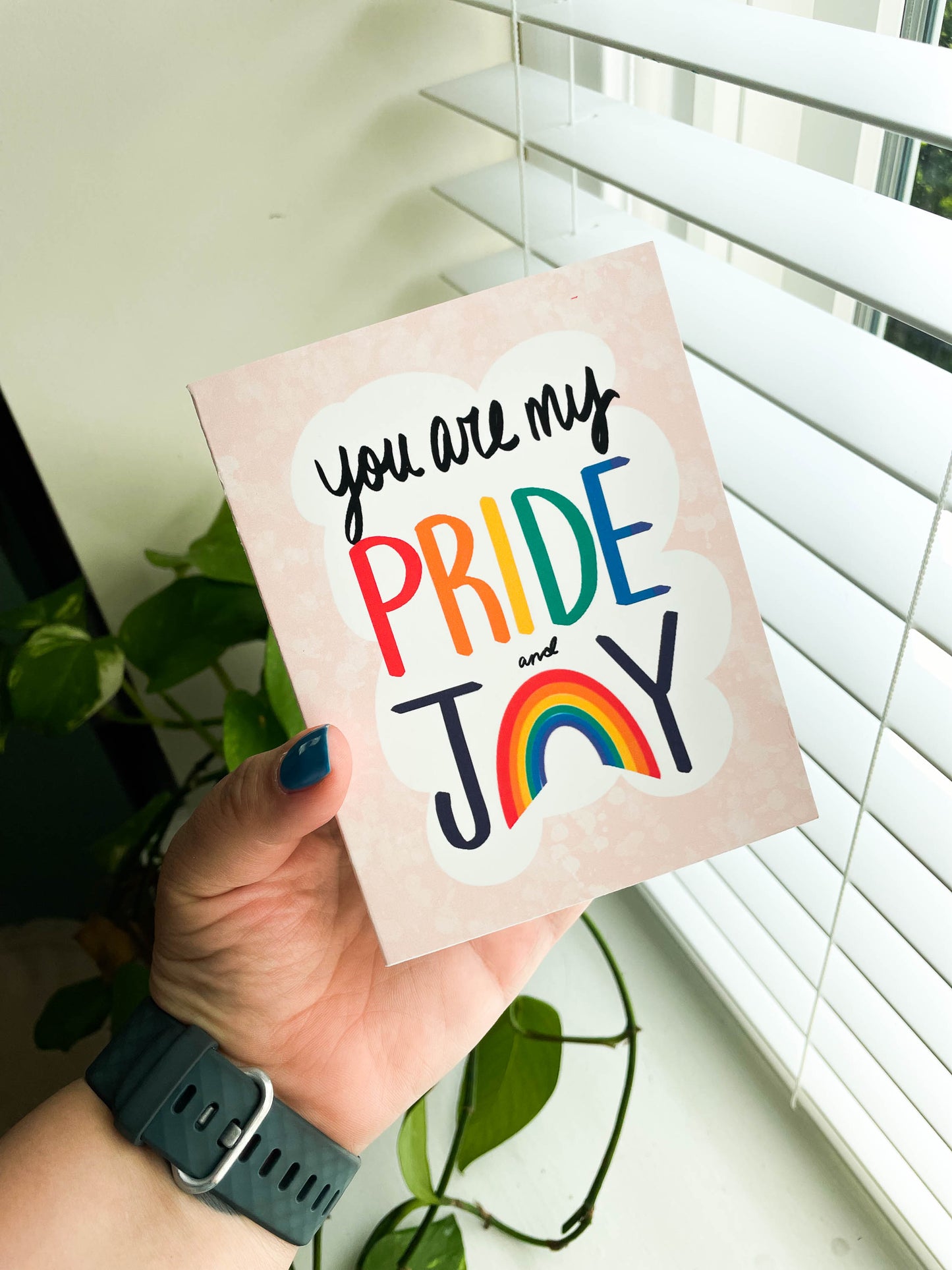You are my Pride and Joy Greeting Card | LGBTQ+ card