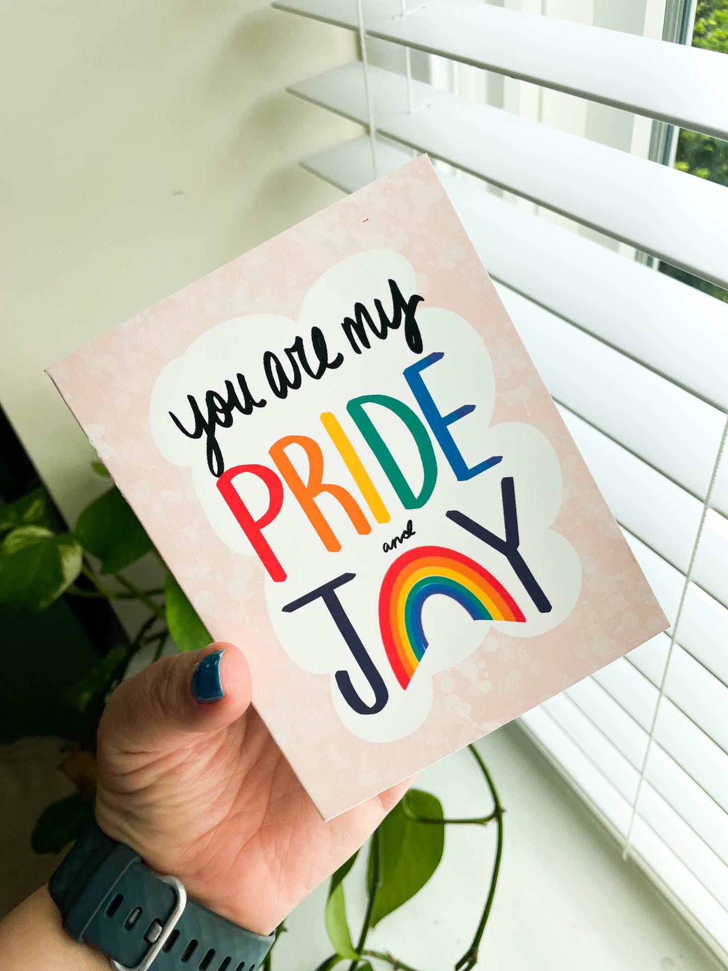 You are my Pride and Joy Greeting Card | LGBTQ+ card