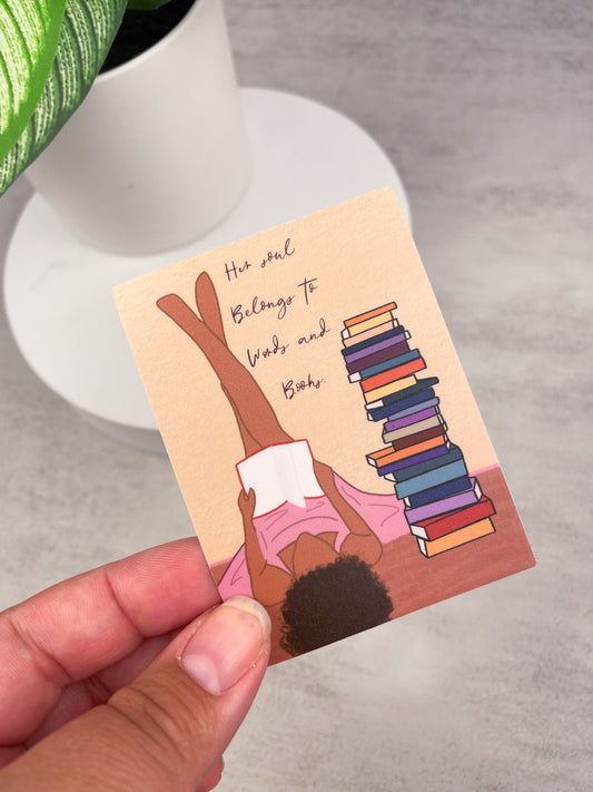 Her Soul Belongs... Sticker-Book Lover