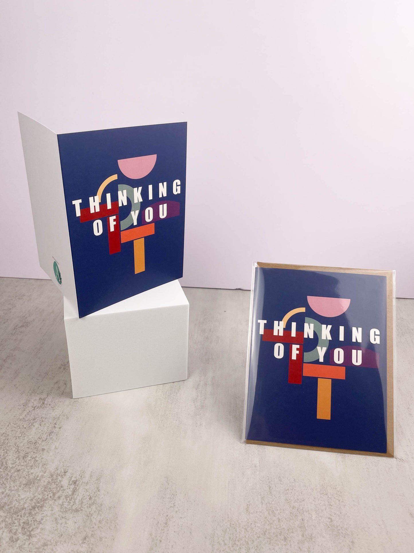 Abstract Thinking of You Greeting Card