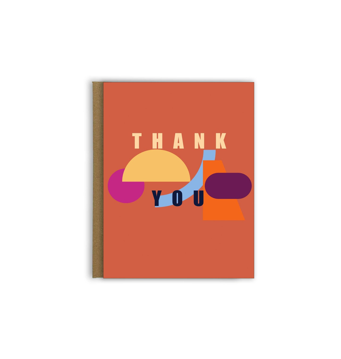 Abstract Thank You Greeting Card - A Unique Way to Express Your Emotions