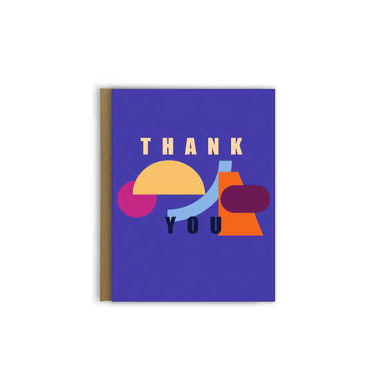 Abstract Thank You Greeting Card - A Unique Way to Express Your Emotions