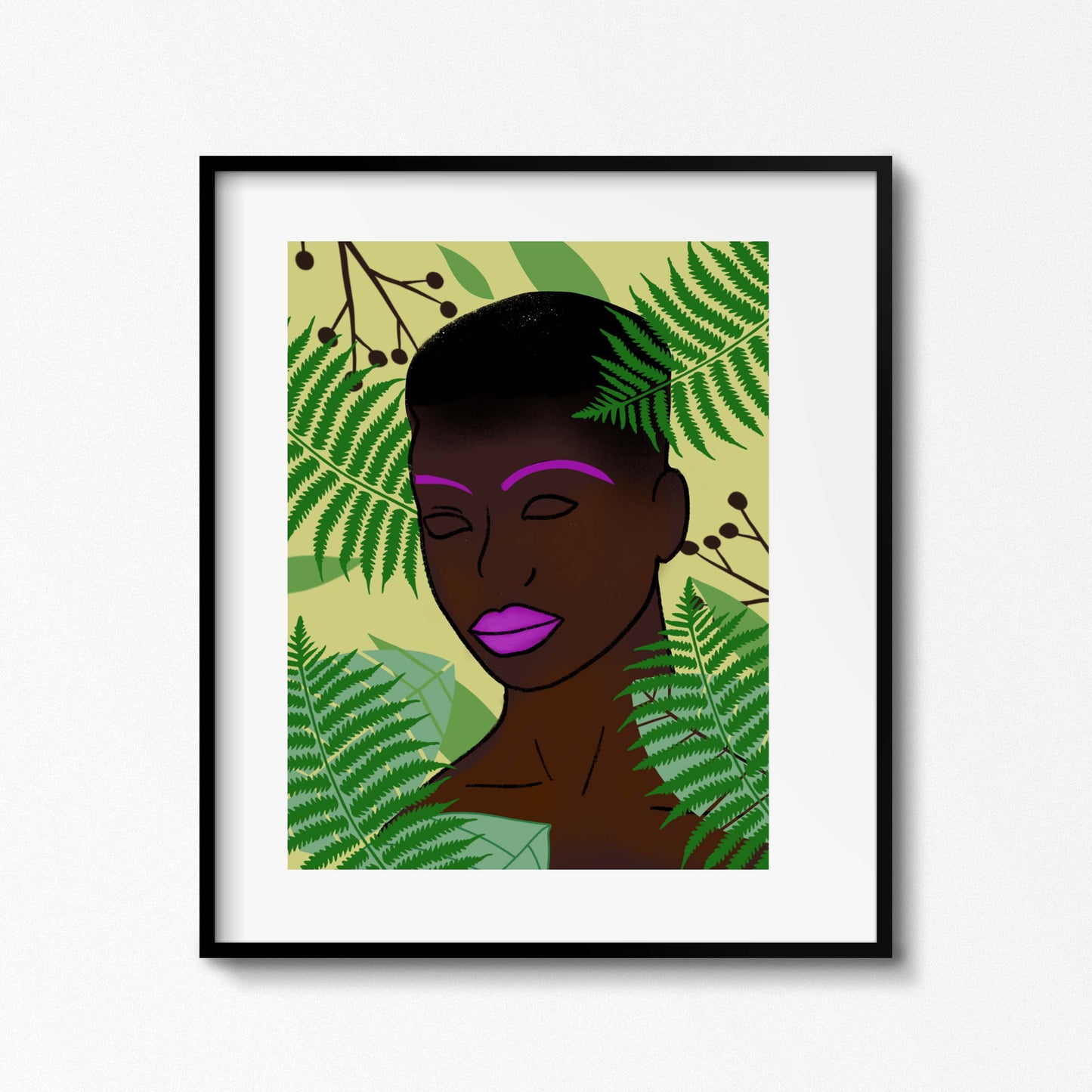 Into the Rainforest Art print