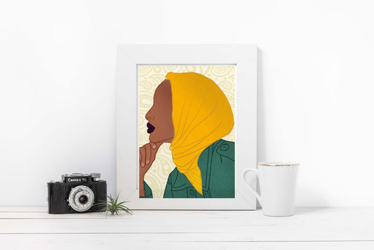 Women Empowerment Collection: Woman in Yellow