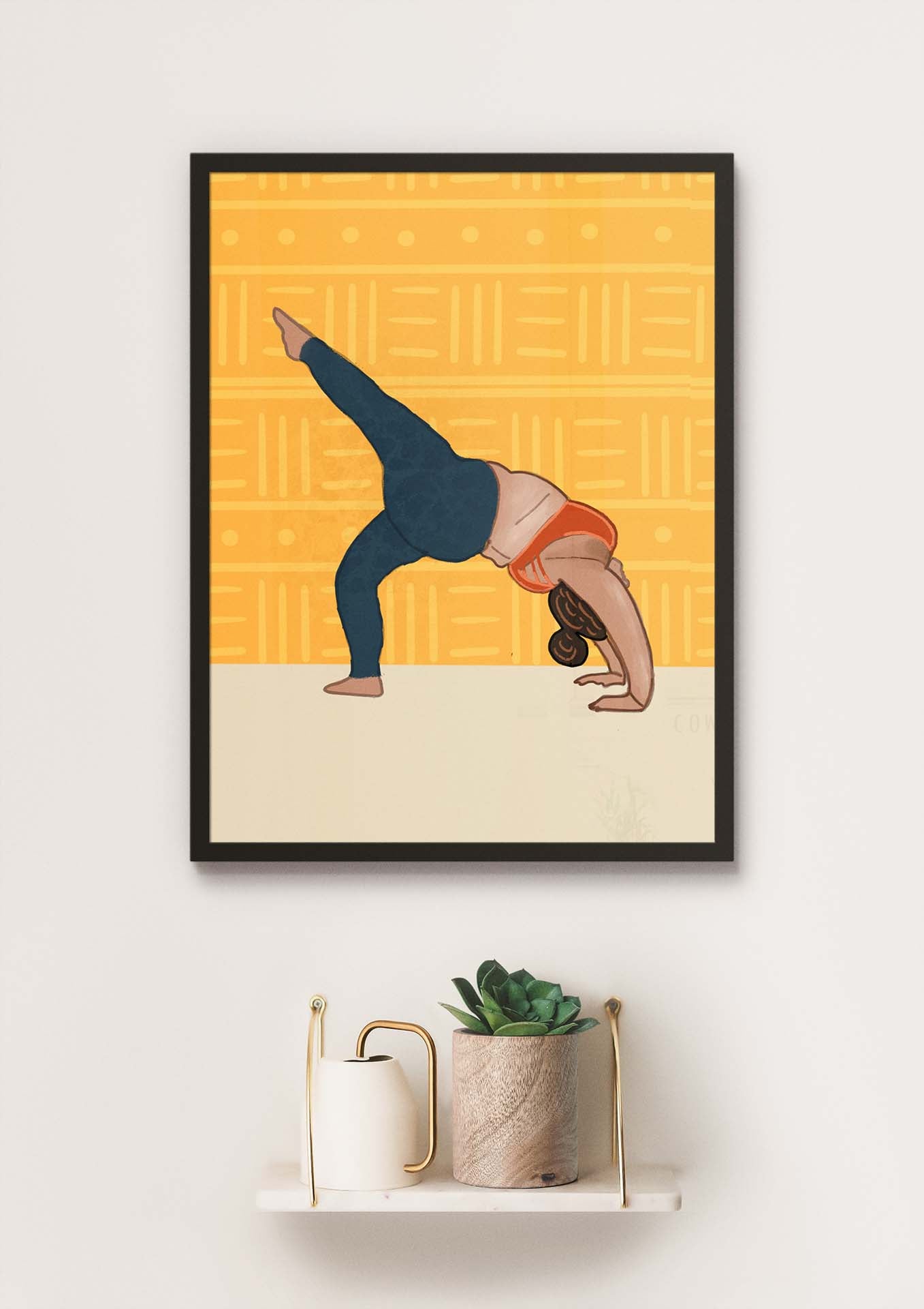 Back Bending Asana| Brown Girls Do Yoga Too| Yoga Prints