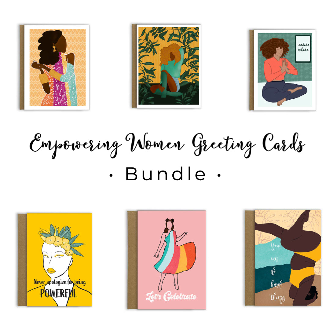 African American Empowerment Greeting Card Bundle | Celebrate and Uplift Your Community with Stunning Artwork and Powerful Messages | Apple Falls Prints