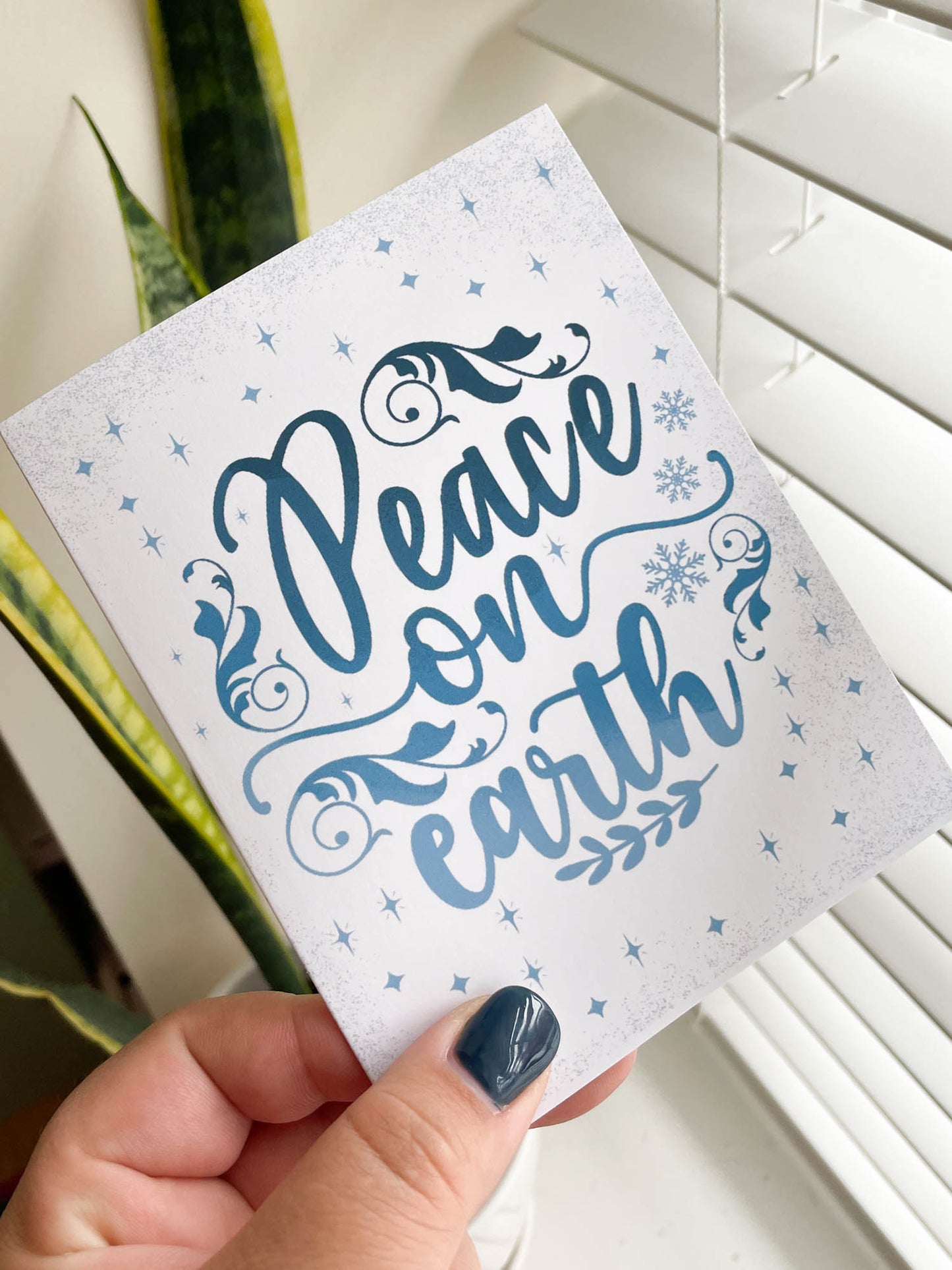 Peace on Earth Christmas Greeting Card