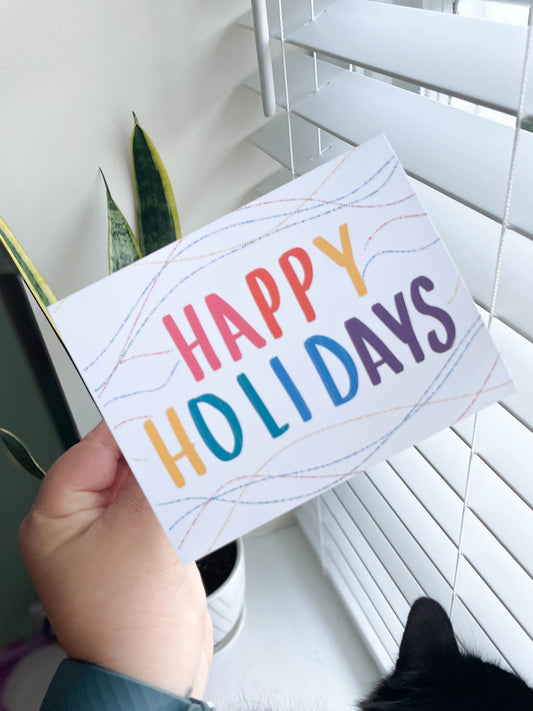 Happy Holidays Classroom Set Greeting Cards