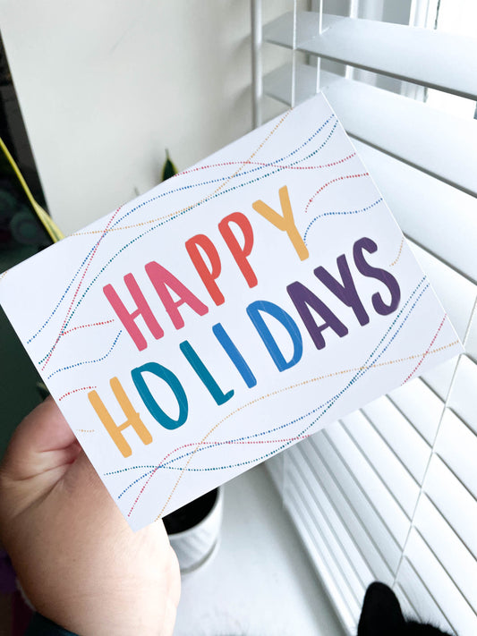 Happy Holidays Classroom Set Greeting Cards