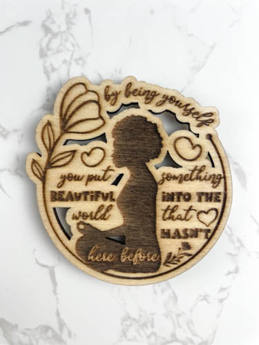 Afro-Latina Affirmation Magnet, Self-Love Magnet For Everyday Motivation