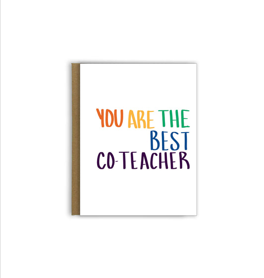 You are the Best Co-Teacher | Helping Teachers Teach |