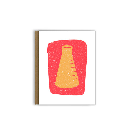 Science Tool Greeting Card| Flask