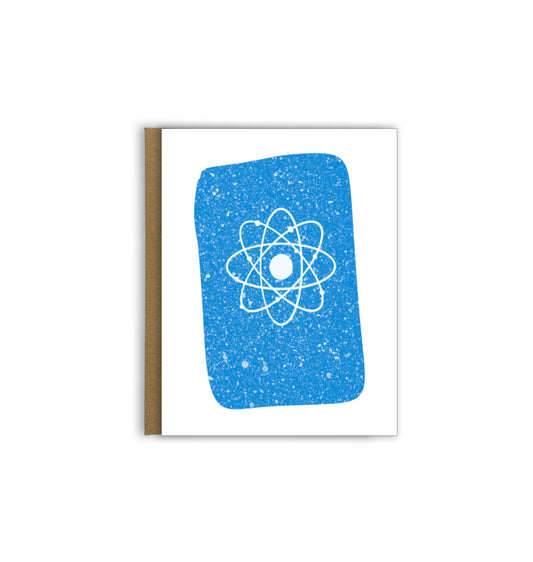 Science Greeting Card| Atom| Cards for Physicists