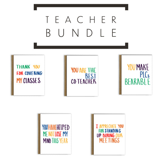 Teacher Bundle: Show your Teacher Appreciation for Everyone in your Department!